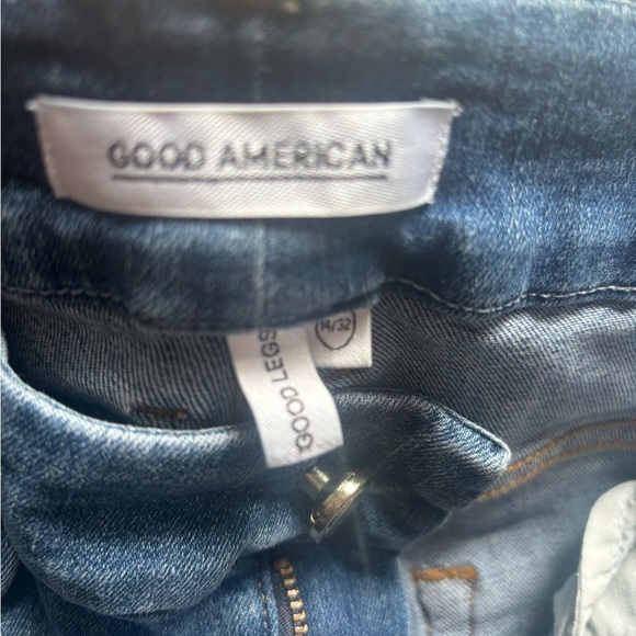 Good American size 14 32 Jeans Good Legs Skinny Jean med wash blue - Picture 4 of 7